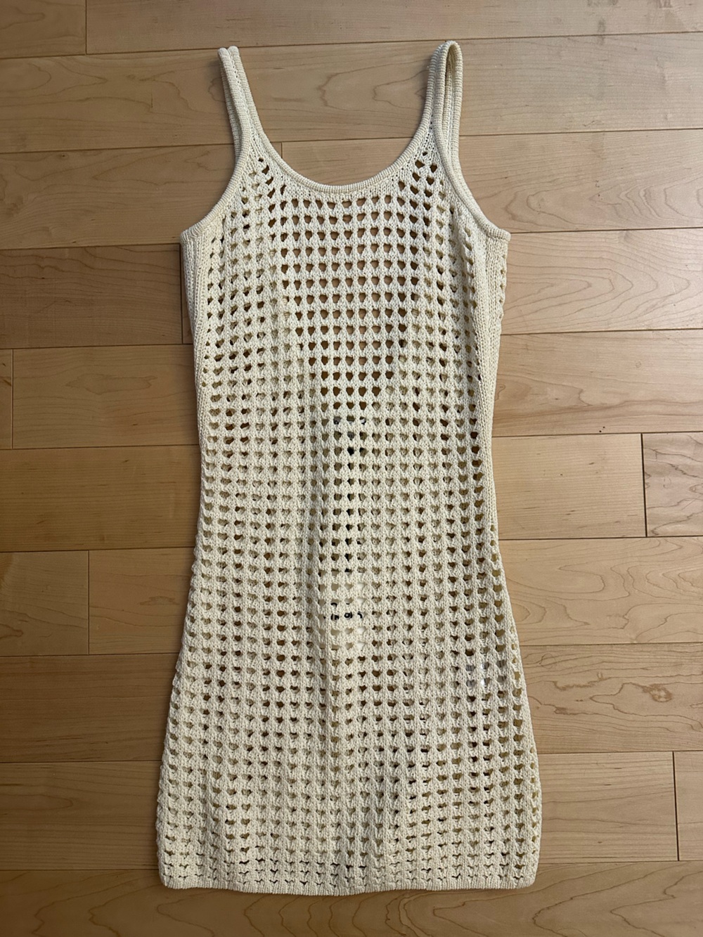 BNWT- Solid & Striped Pali Dress 100% Mercerized Cotton Knit Crochet Vacation